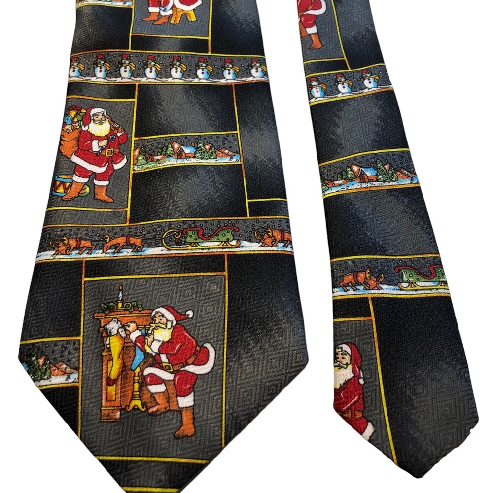 Graham Ashley London Santa Christmas Tie